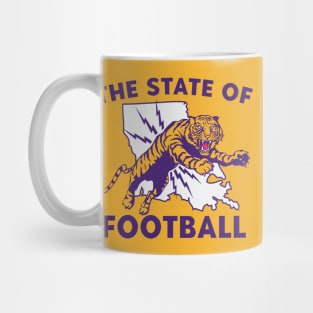 The State of Football // Vintage Tiger Purple and Gold Mug